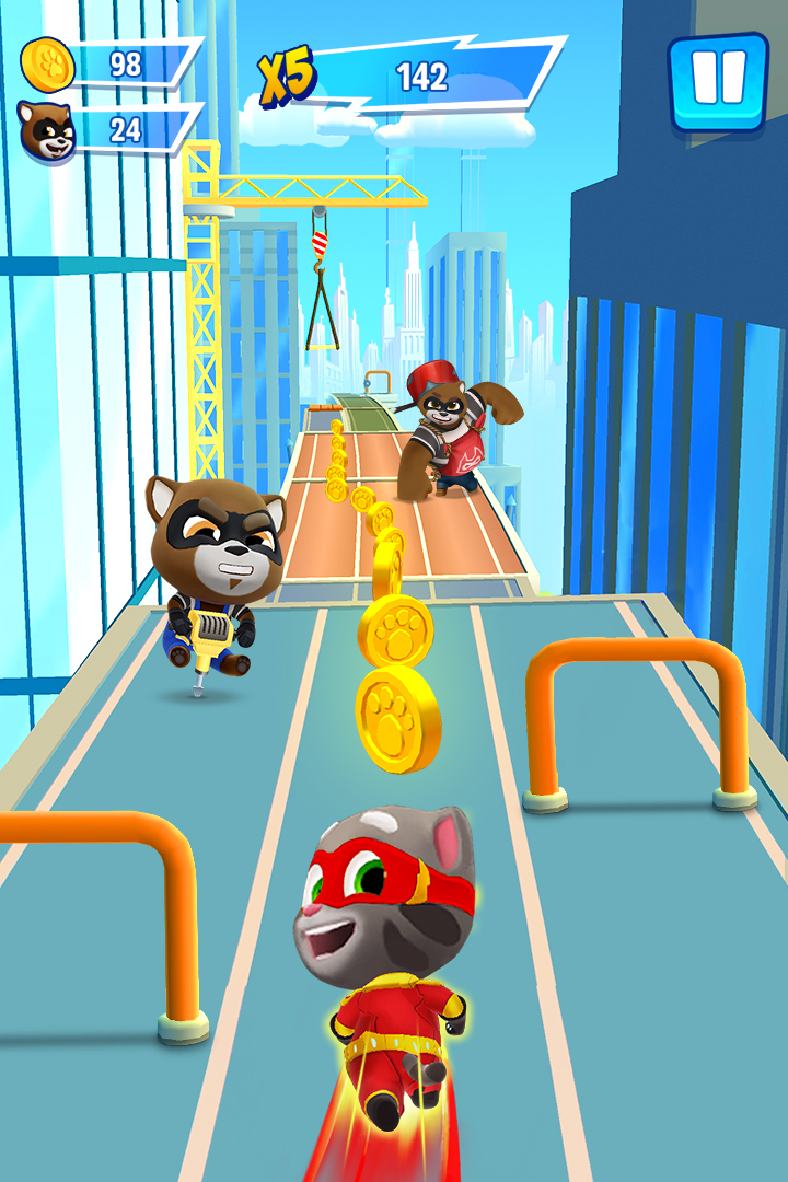 汤姆猫英雄跑酷免费版苹果版手机版下载