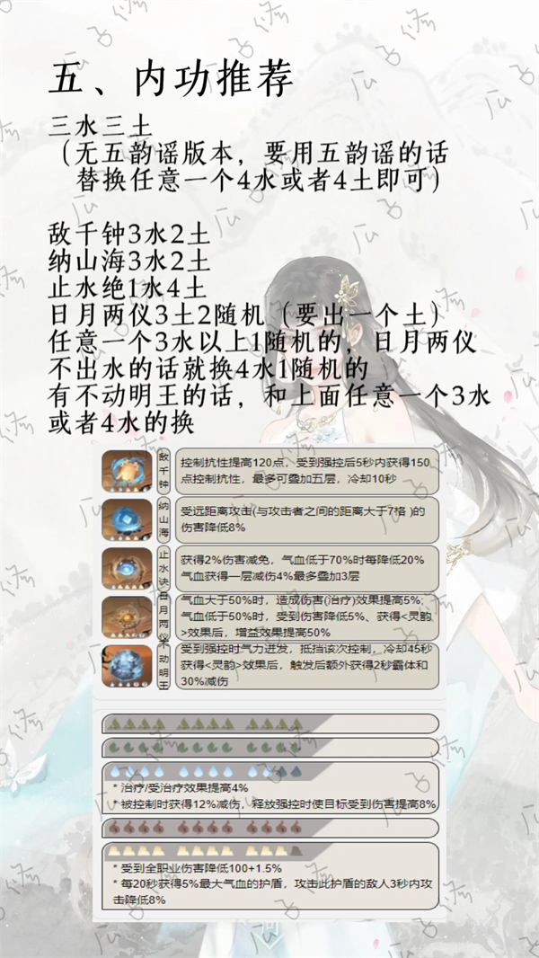 逆水寒手游素问内功搭配推荐