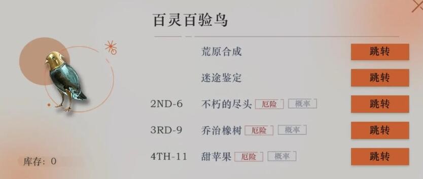 《重返未来1999》紫色材料合成公式配方