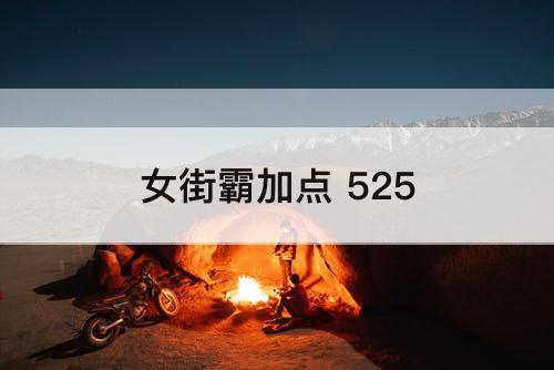女街霸加点 525