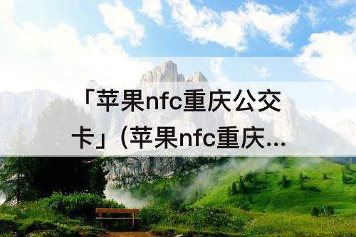 「苹果nfc重庆公交卡」(苹果nfc重庆公交卡不能换乘)