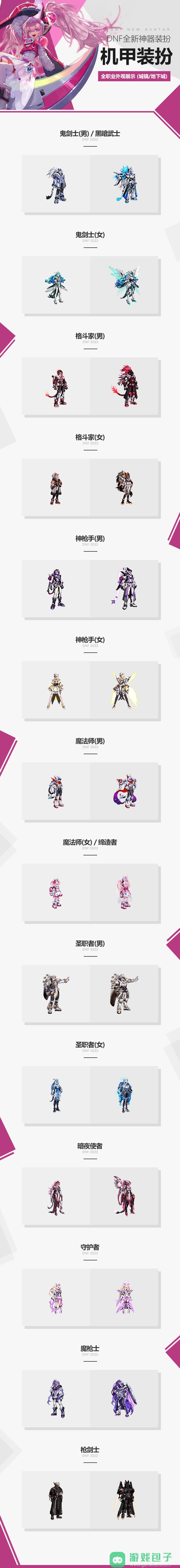 dnf机甲装扮外观图片大全