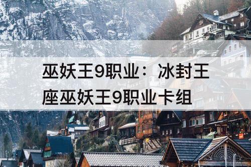 巫妖王9职业：冰封王座巫妖王9职业卡组