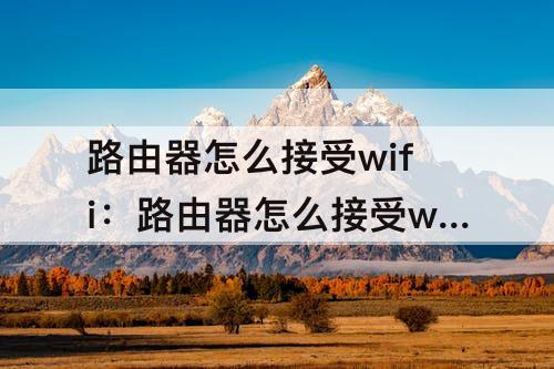 路由器怎么接受wifi：路由器怎么接受wifi然后当有线的用