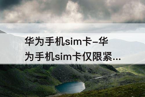 华为手机sim卡-华为手机sim卡仅限紧急呼叫怎么办