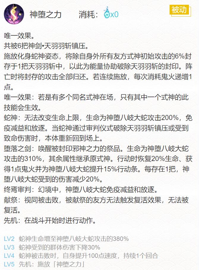 阴阳师2024神堕八岐大蛇御魂怎么搭配 阴阳师2024神堕八岐大蛇御魂搭配一览图4