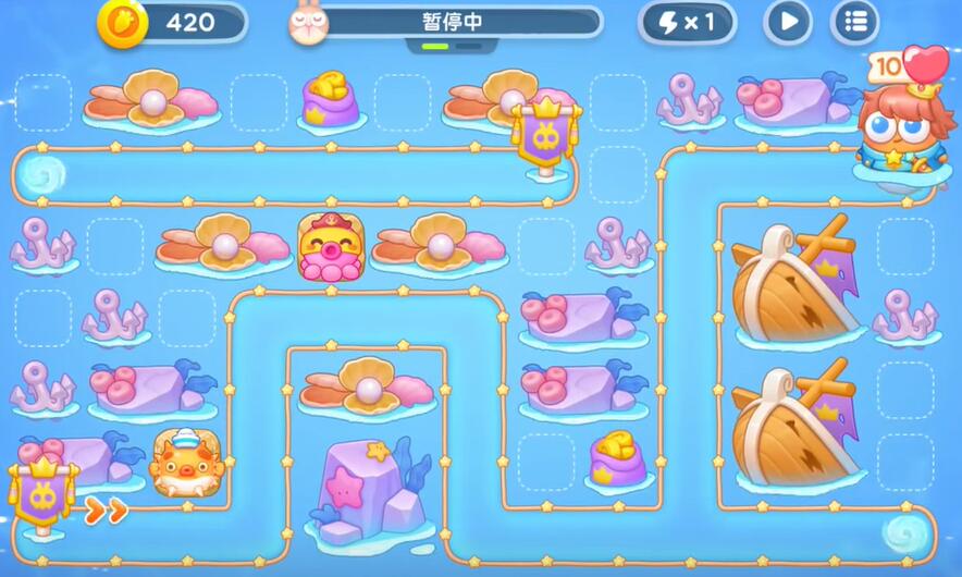 保卫萝卜4海的闺女第45关怎么过图1