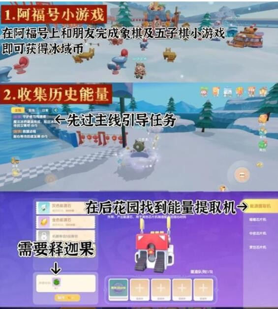 摩尔庄园冰域大冒险攻略 摩尔庄园冰域大冒险攻略图1