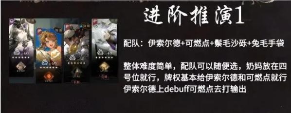 《重返未来1999》伊索尔德小房间进阶推演1攻略