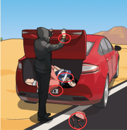 脑力侦探公路遇险找到异常怎么过关 脑力侦探公路遇险找到异常通关攻略图2