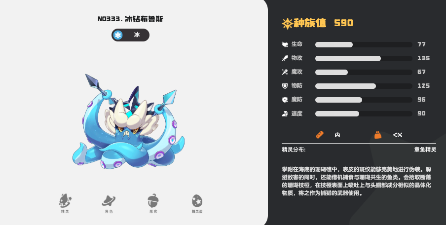 《洛克王国世界》冰钻布鲁斯技能介绍