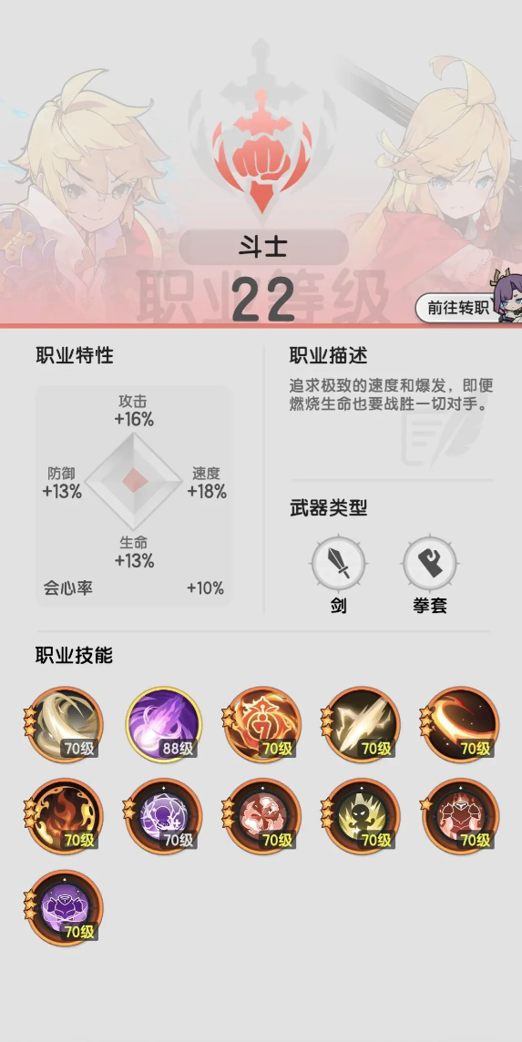 《杖剑传说》四阶职业介绍