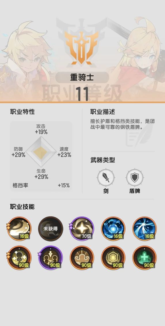 《杖剑传说》四阶职业介绍
