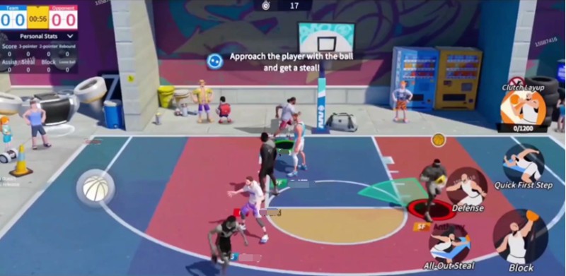 《全明星街球派对手游》退出队伍方法