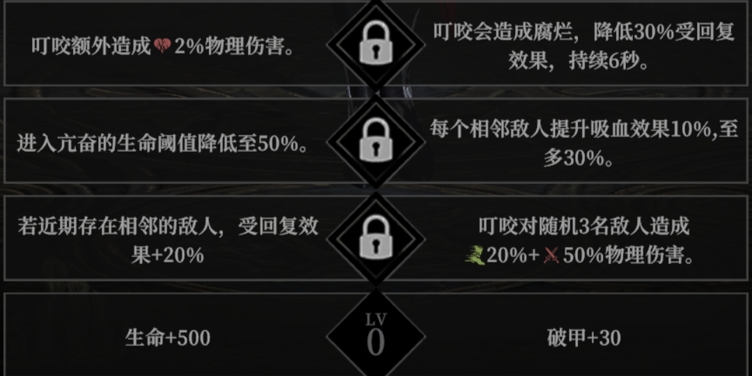 《地下城堡4骑士与破碎编年史》角色天赋选择推荐