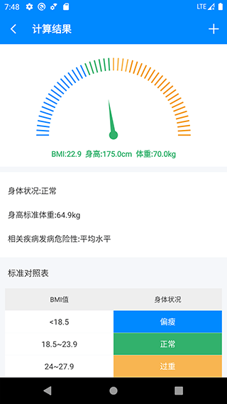 bmi计算记录软件