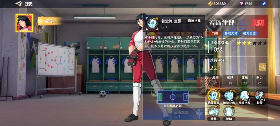 《队长小翼王牌对决》若岛津健介绍