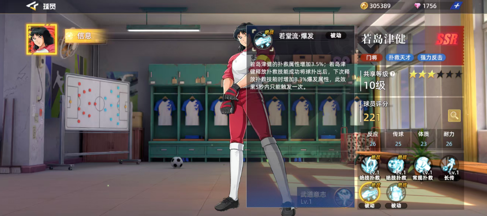 《队长小翼王牌对决》若岛津健介绍