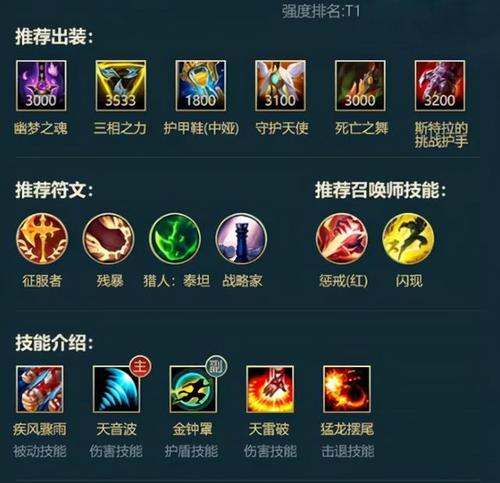 英雄联盟端游中刀妹应该选择哪些装备？