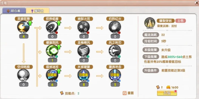 《飞飞重逢》魔导师技能加点攻略