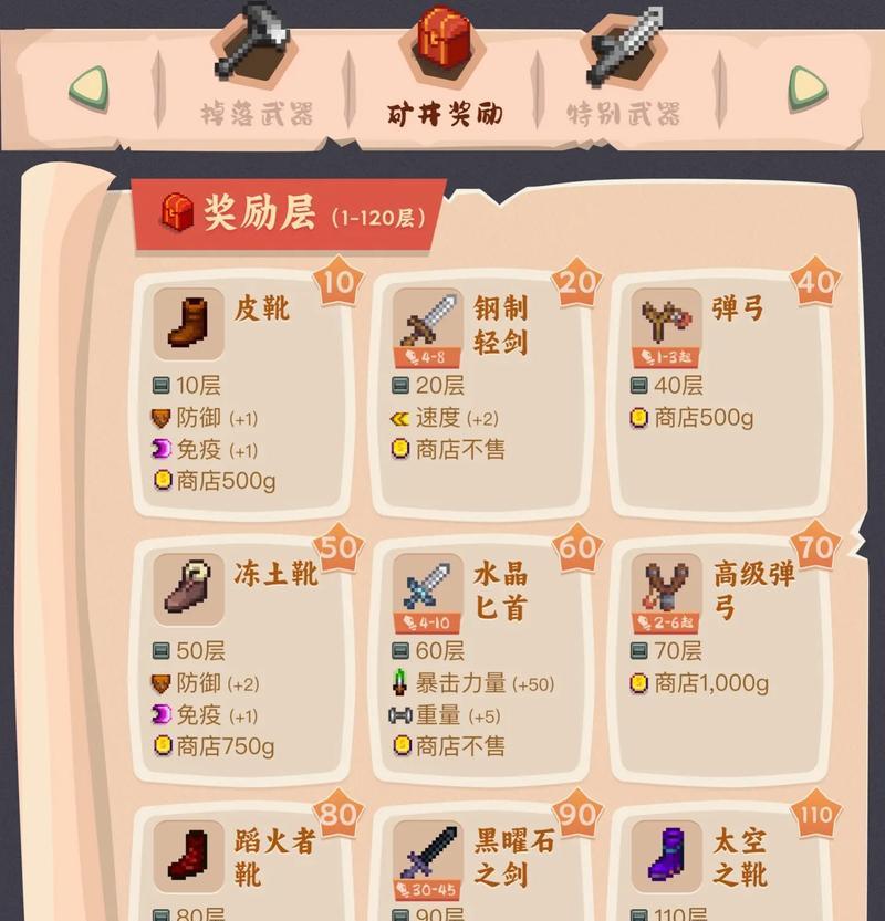 《星露谷最强武器排名》（探索星露谷世界的必备利器）