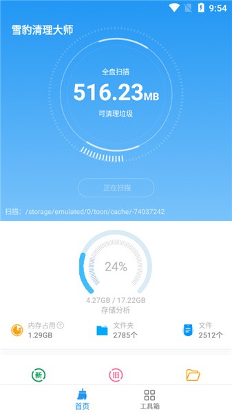 雪豹清理大师软件下载