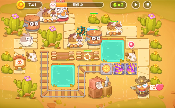 保卫萝卜4波仔很忙第十六关怎么通关