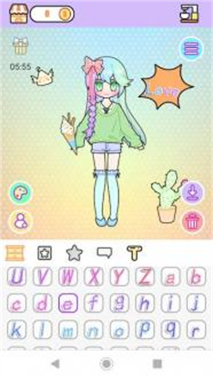 粉彩女孩换装