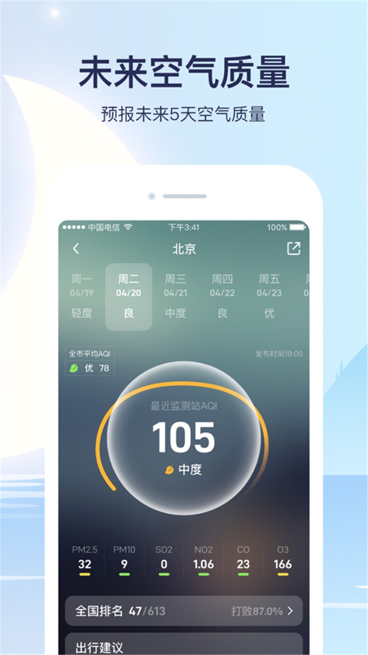 实时天气预报
