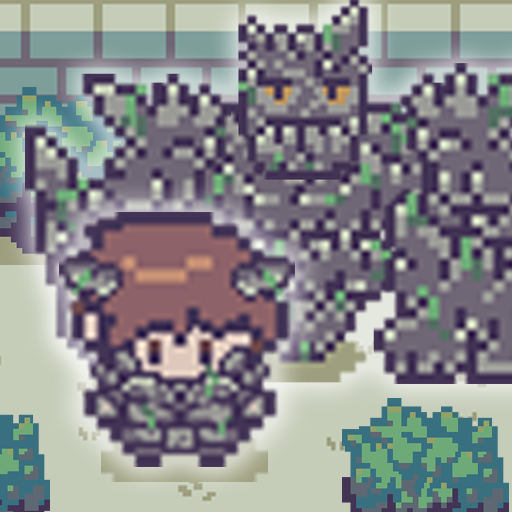 像素砖块怪物破碎rpg