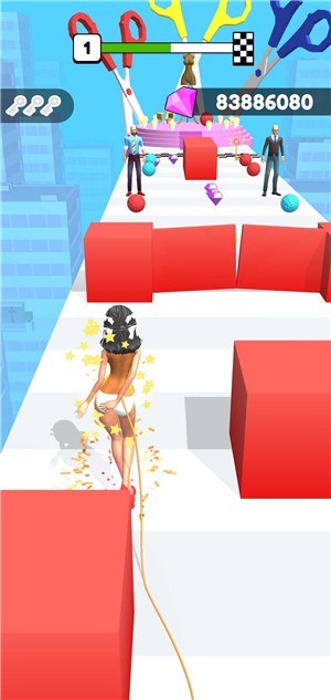 小姐姐衣服开线了