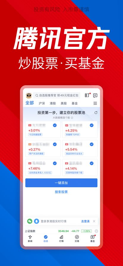 腾讯自选股微信版app下载