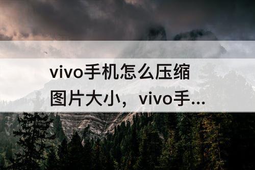 vivo手机怎么压缩图片大小100kb以下