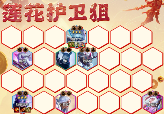 云顶之弈莲华护卫狙阵容怎么搭配 云顶之弈s11莲华护卫狙阵容推荐图1