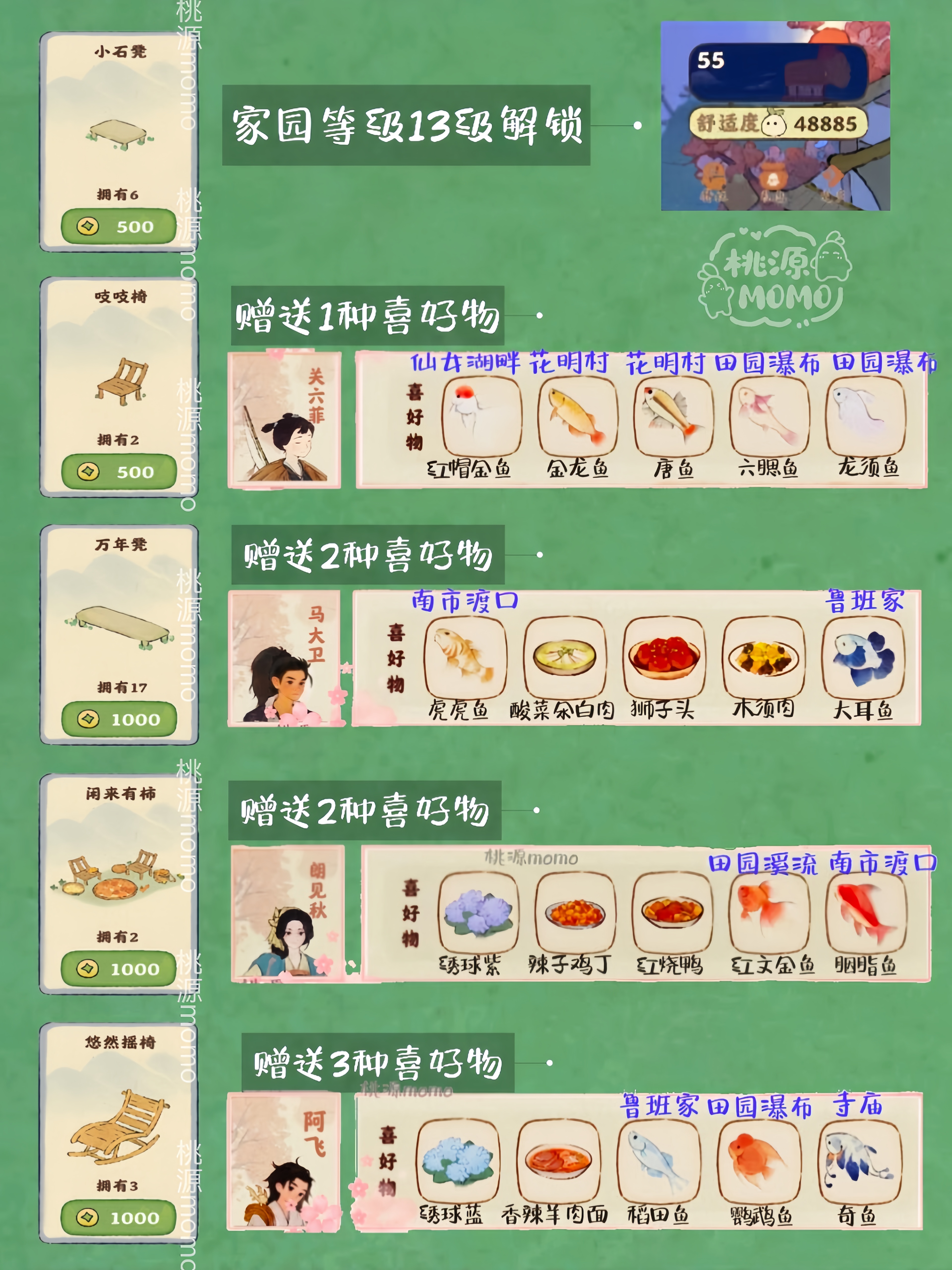《桃源深处有人家》交互建筑解锁攻略