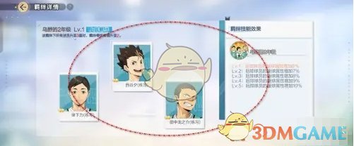 《排球少年新的征程》球员羁绊查看方法