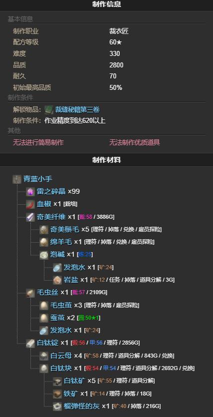 《最终幻想14水晶世界》青蓝小手宠物获得方法