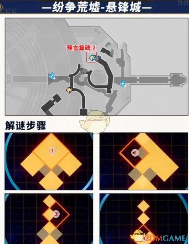 《崩坏星穹铁道》纷争荒墟悬锋城预言算碑解谜攻略