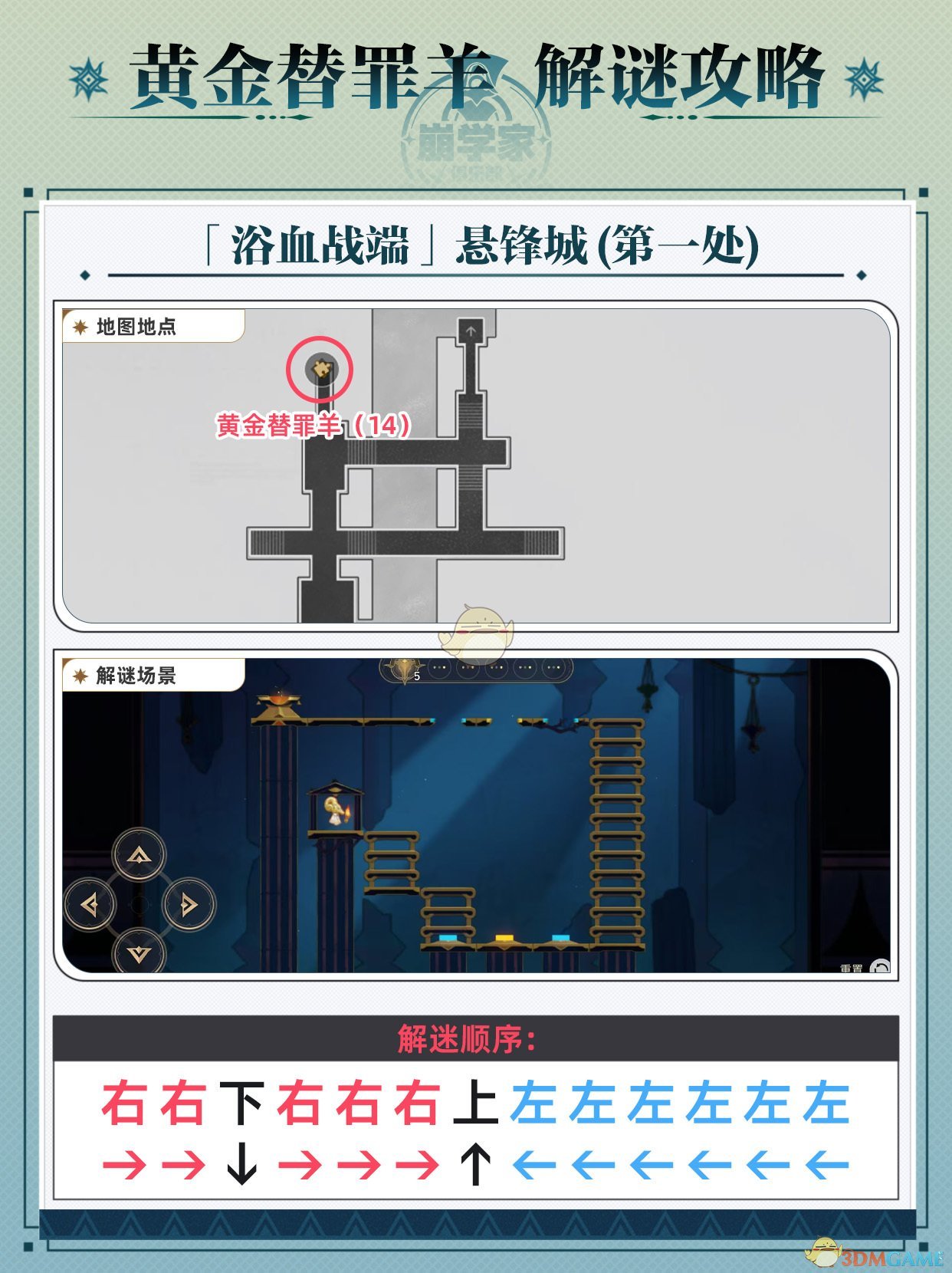 《崩坏星穹铁道》黄金替罪羊全16关路线攻略介绍