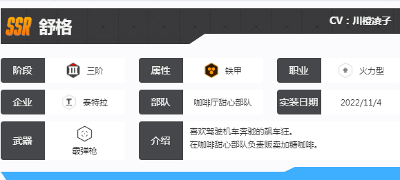 《胜利女神新的希望》舒格介绍