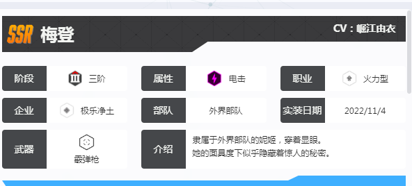《胜利女神新的希望》梅登介绍