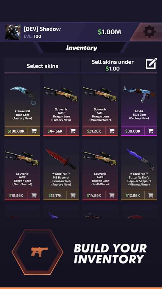 csgo皮肤模拟器创意工坊手机版安卓版2025下载