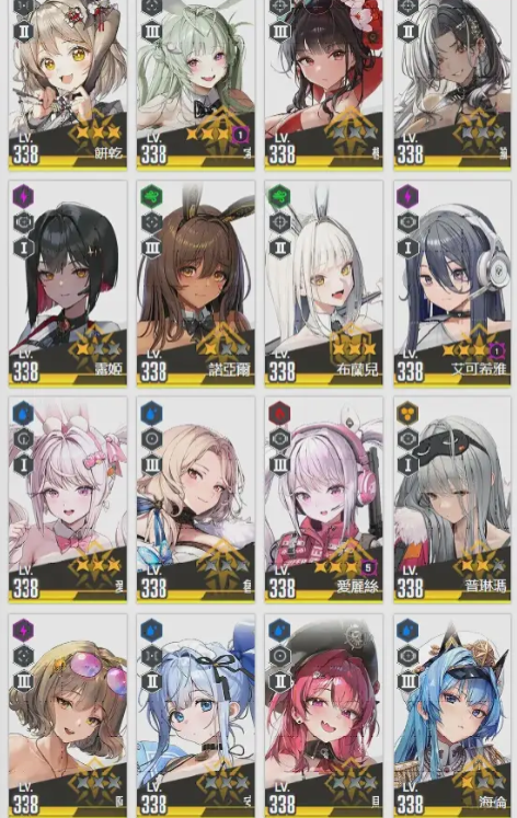 《胜利女神新的希望》PVP角色一览