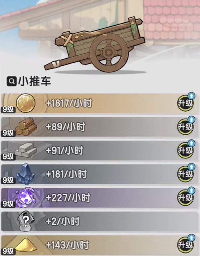 《杖剑传说》小推车升级攻略