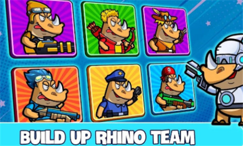 合并犀牛尸潮防御战(Merge RhinoZombiesDefense)最新版