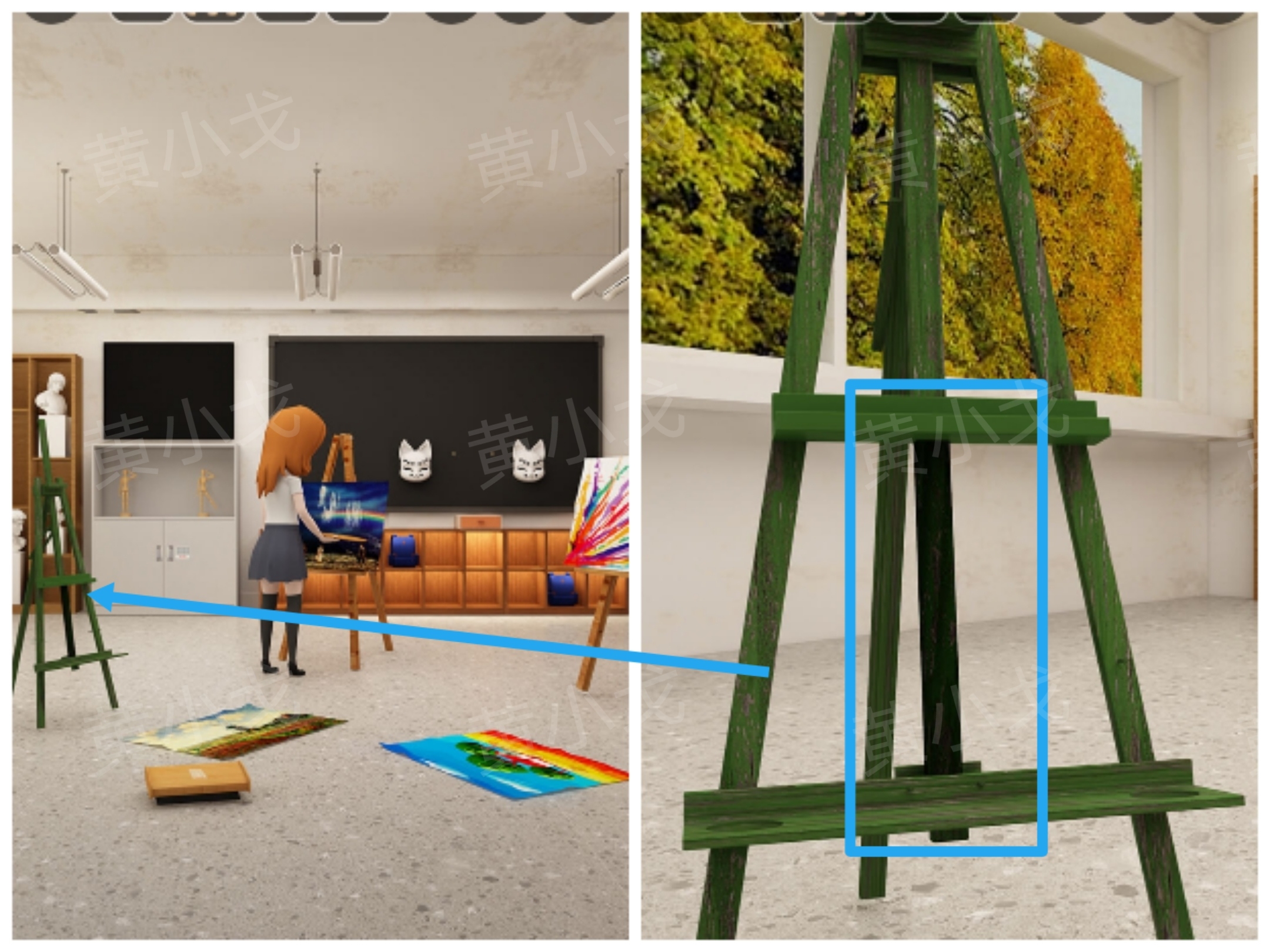 《Escape  Room侦探社》美术教室关卡攻略一