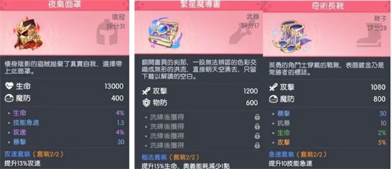 龙魂旅人美杜莎装备选择攻略